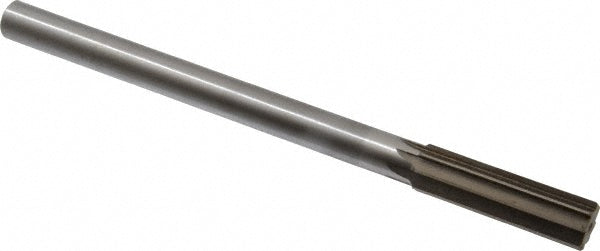 Value Collection SM0407450 Chucking Reamer 0.7450" Dia, 9-1/2" OAL, 2-1/2" Flute Length, Straight Flute, Straight-Cylindrical Shank, HSS