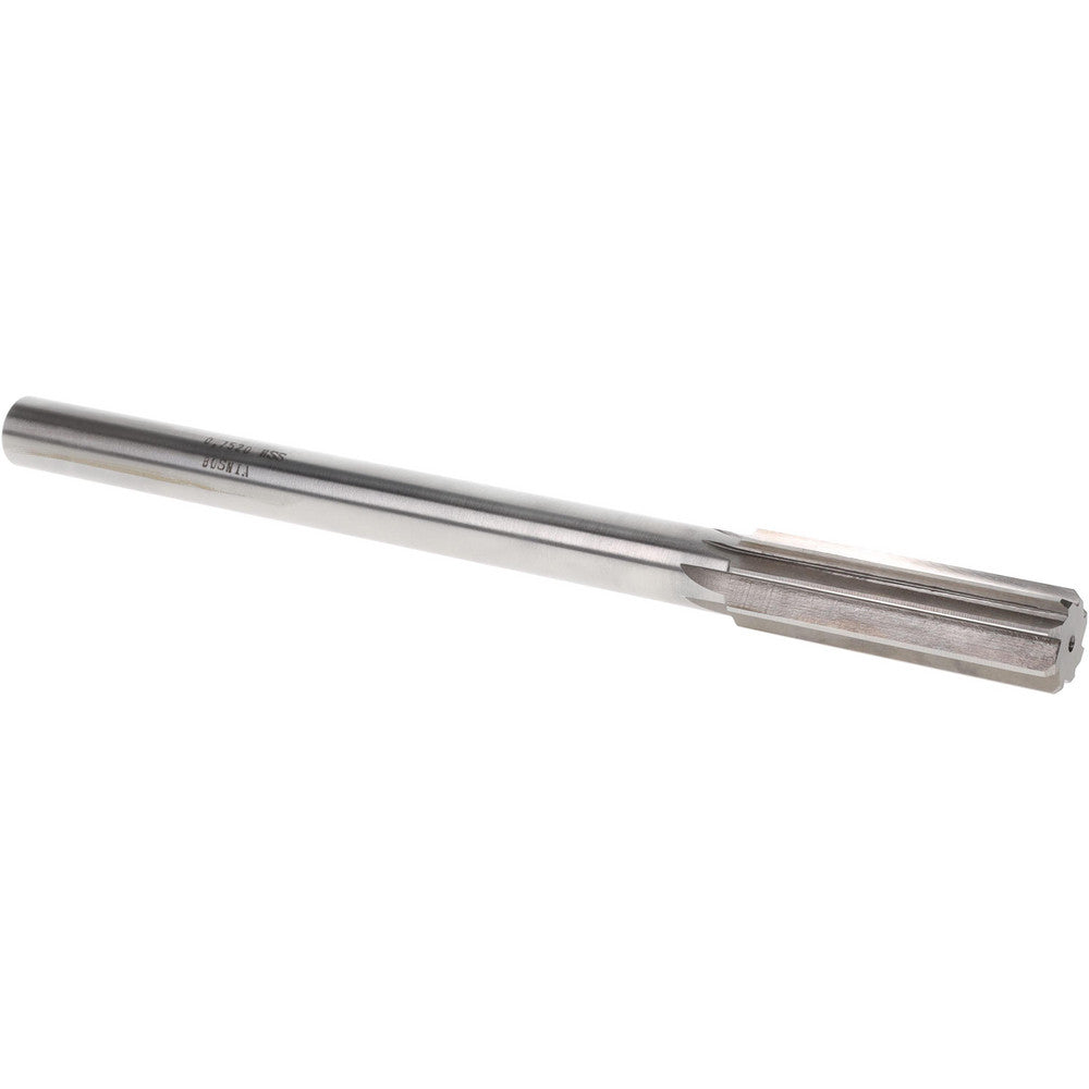 Value Collection SM0407520 Chucking Reamer 0.7520" Dia, 9-1/2" OAL, 2-1/2" Flute Length, Straight Flute, Straight-Cylindrical Shank, HSS