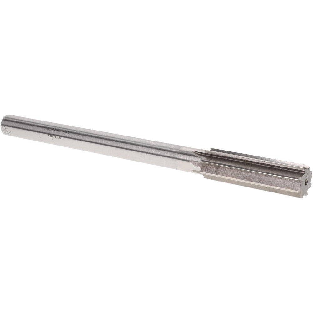 Value Collection SM0407750 Chucking Reamer 0.7750" Dia, 9-1/2" OAL, 2-1/2" Flute Length, Straight Flute, Straight-Cylindrical Shank, HSS