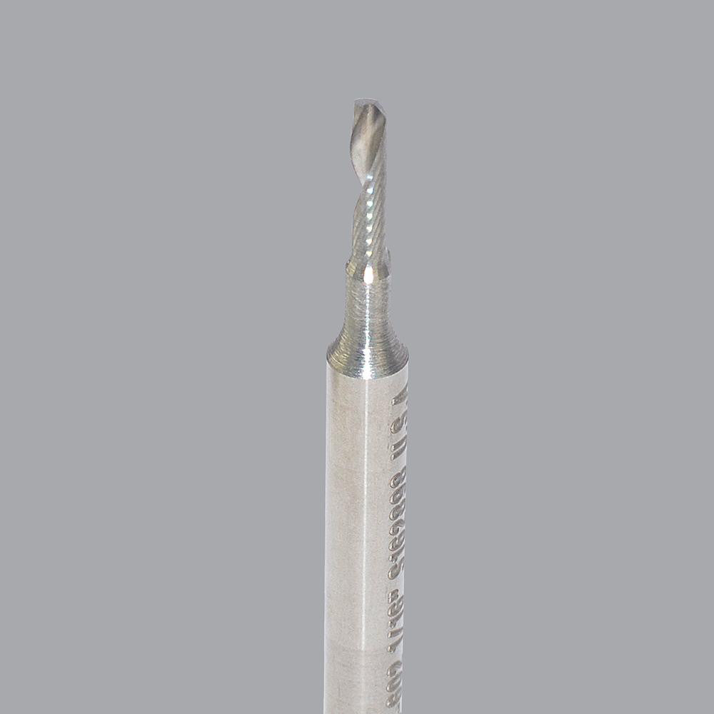Onsrud 63-602 Spiral Router Bit 0.0625" Dia, 0.25" LOC, 1/8" Shank Dia, Upcut