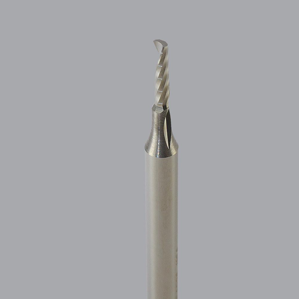 Onsrud 63-701 Spiral Router Bit 0.0625" Dia, 0.25" LOC, 1/8" Shank Dia, Upcut
