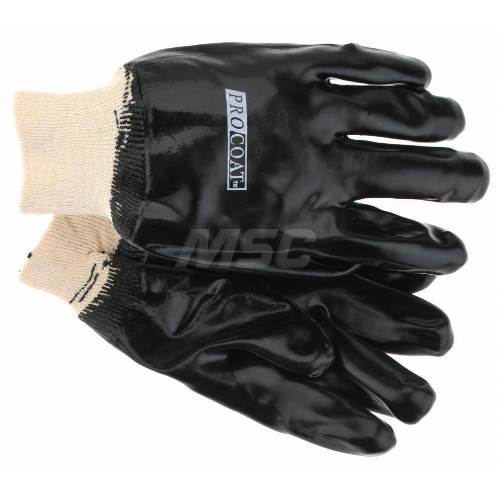 PRO-SAFE PS-58-8015NB Chemical Resistant Gloves PRO-SAFE Size Large, Polyvinylchloride, Supported
