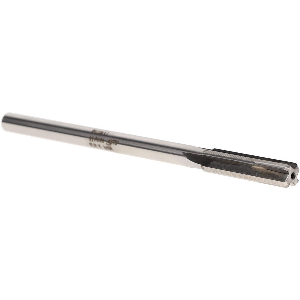 Rock River Tool Inc. 2400111 Chucking Reamer 0.4370" Dia, 7" OAL, 1-3/4" Flute Length, Straight Flute, Straight-Cylindrical Shank, Carbide-Tipped