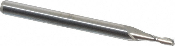 M.A. Ford 12106500 Square End Mill 0.0650" Dia, 0.1950" LOC, 2 Flute, Solid Carbide