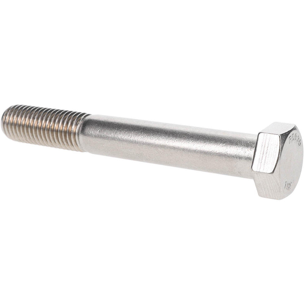Value Collection R57001275 Hex Head Cap Screw 3/4-10, 5-1/2" Length Under Head, Grade 18-8 Stainless Steel, Bright/Uncoated Finish
