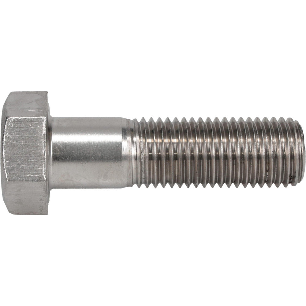 Value Collection R57001293 Hex Head Cap Screw 1-1/4-7, 4-1/2" Length Under Head, Grade 18-8 Stainless Steel, Bright/Uncoated Finish
