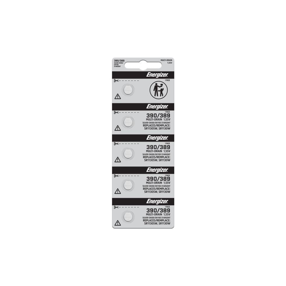 Energizer 390-389TZ Size 390/389, Silver Oxide, Button & Coin Cell Battery