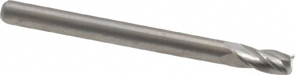 M.A. Ford 16312500 Square End Mill 1/8" Dia, 1/4" LOC, 4 Flute, Solid Carbide