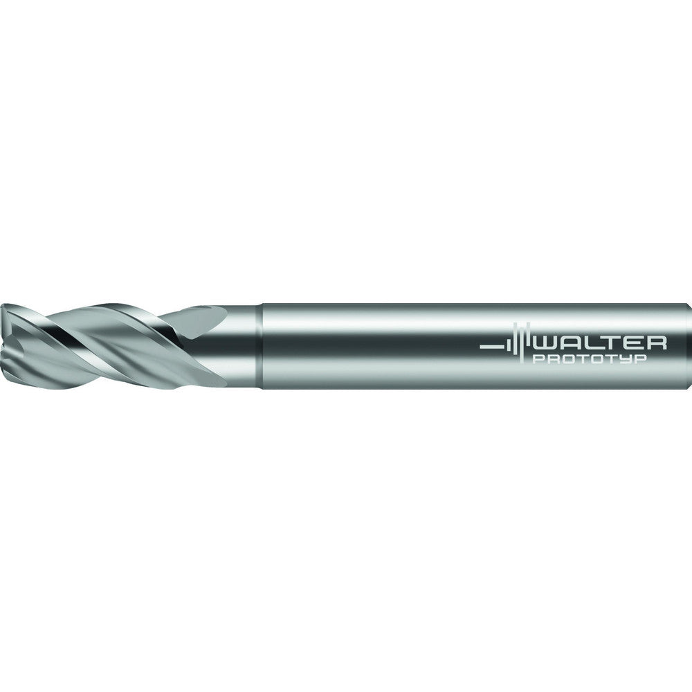 Walter-Prototyp 8416544 Corner Radius End Mill 3/8" Dia, 3/4" LOC, 0.1200" Radius, 3 Flute, Solid Carbide