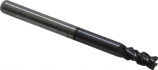 ProMax 120-00824 Roughing & Finishing End Mill 1/8" Dia, 4 Flutes, 0.01" Corner Radius, Corner Radius End, Solid Carbide