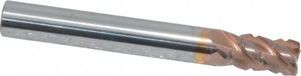 ProMax 120-01622 Roughing & Finishing End Mill 1/4" Dia, 4 Flutes, 0.02" Corner Radius, Corner Radius End, Solid Carbide