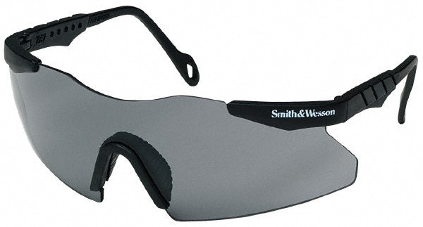 Smith & Wesson 19823 Safety Glass Scratch-Resistant, Polycarbonate, Smoke Lenses, Full-Framed, UV Protection