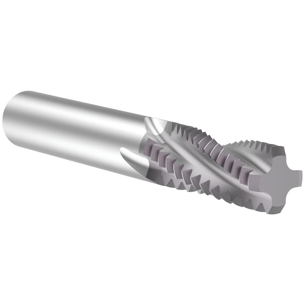 Allied Machine and Engineering TM75010 Helical Flute Thread Mill 3/4-10, Internal, 4 Flute, 1/2" Shank Dia, Solid Carbide