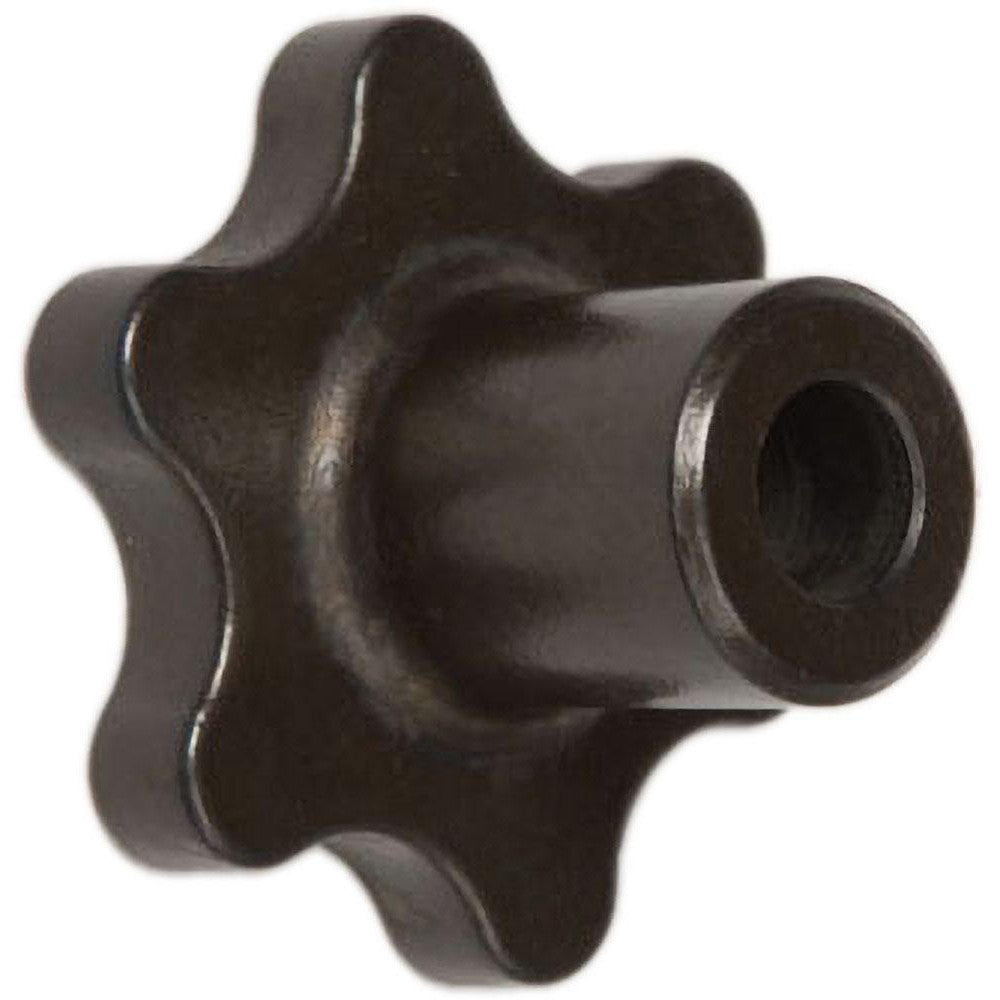 NORTHWESTERN TOOLS INC 17410 Star Knob 3" Head Dia, 4-Point, Steel, Black