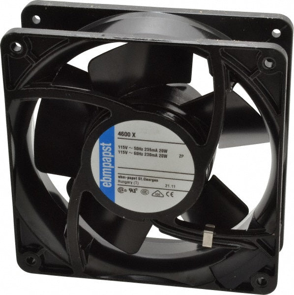 EBM Papst 4600X 115V 106 CFM Square Tube Axial Fan