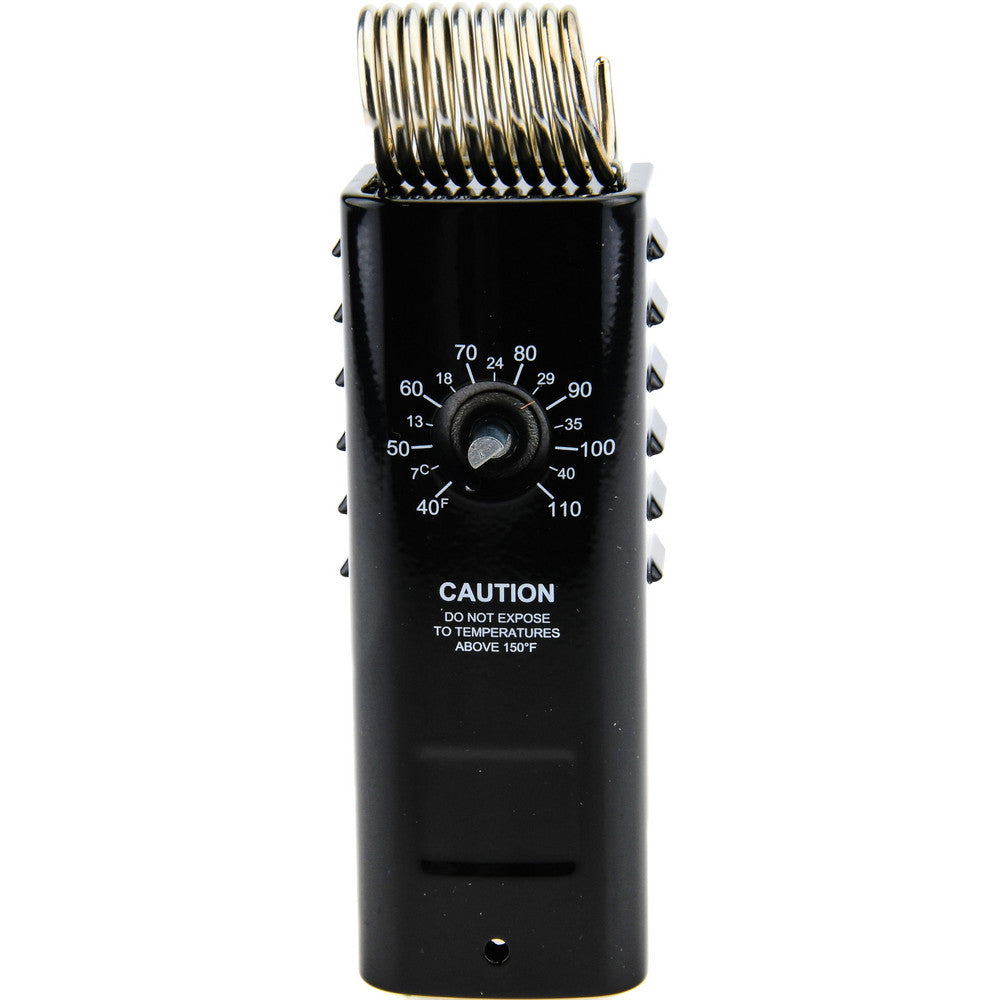 TPI CKTD110 40 to 110°F, 1 Heat, 1 Cool, Industrial Thermostat (Coiled Bulb with Wire Leads)