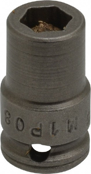 Apex M1P08 Impact Socket 1/4" Drive, 1/4" Socket, Hex Drive