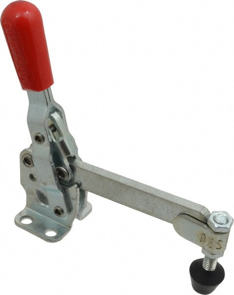 De-Sta-Co 207-51 Manual Hold-Down Toggle Clamp Vertical, 500 lb Capacity, Solid Bar, Flanged Base