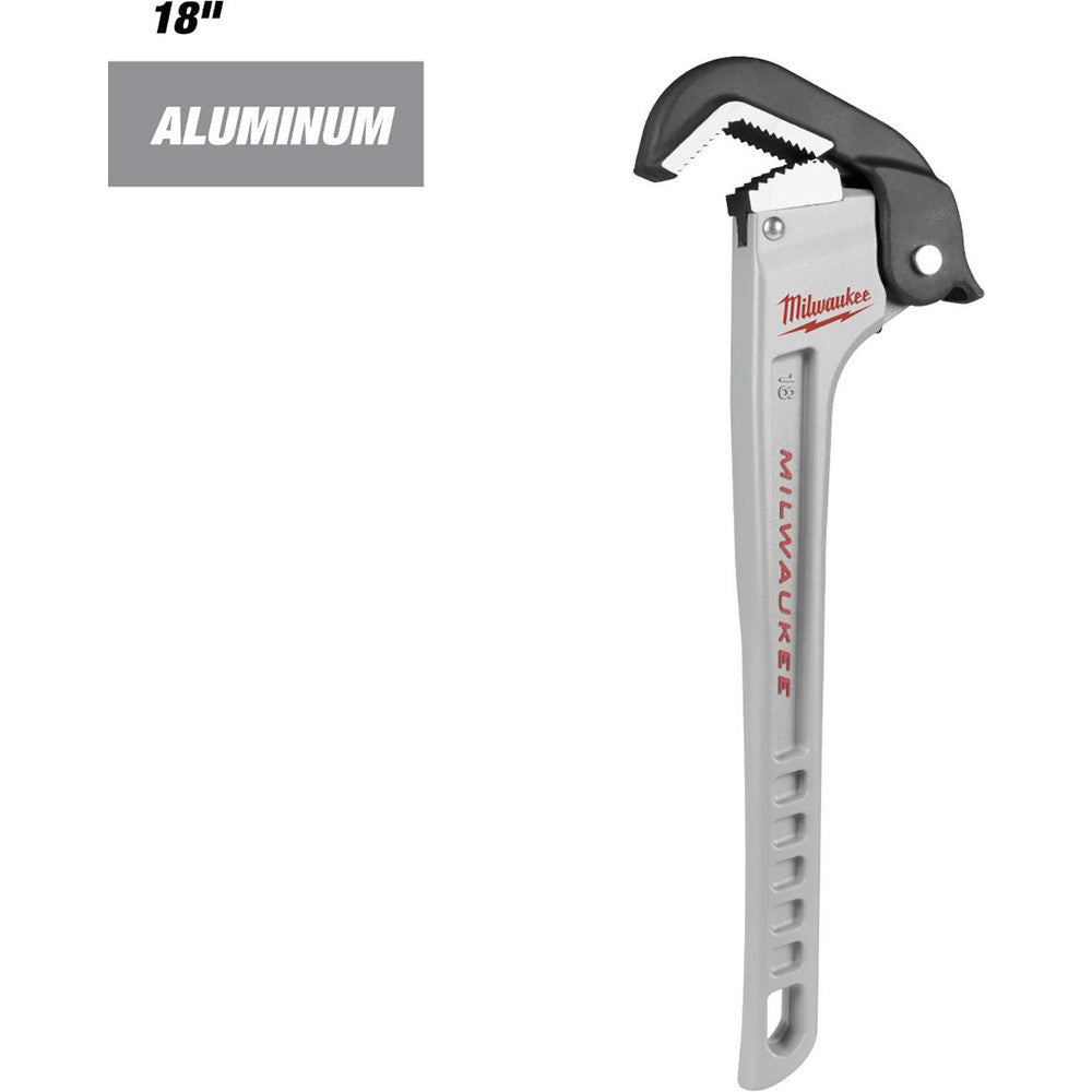 Milwaukee Tool 48-22-7418 Pipe Wrench Pipe Wrench 3/4 to 2-1/2", 433.07 mm OAL, Aluminum