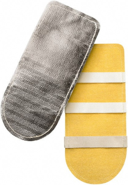 Steiner 15A76-13 Glove Pad 13" Long, Acrylic Coated Fiberglass & Aluminized Rayon Pad, Gold & Silver