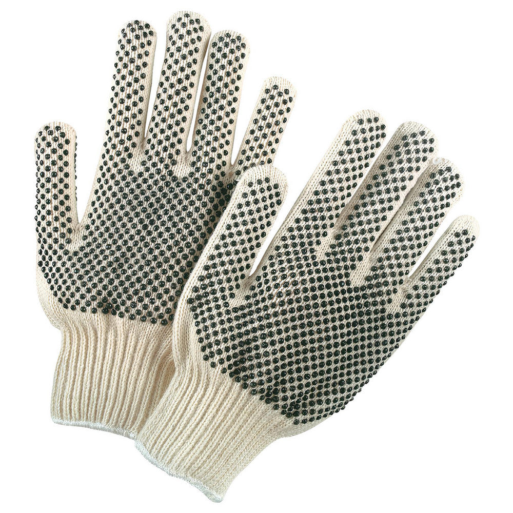MCR Safety 9668S Work Gloves Memphis® 9668, Size Small, PVC-Coated Cotton & Polyester, General Purpose