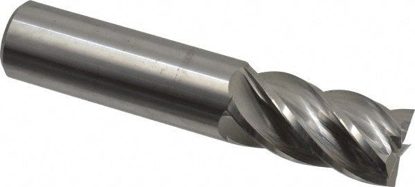 Accupro 316132 Square End Mill 1'' Dia, 2'' LOC, 1'' Shank Dia, 5'' OAL, 5 Flutes, Solid Carbide