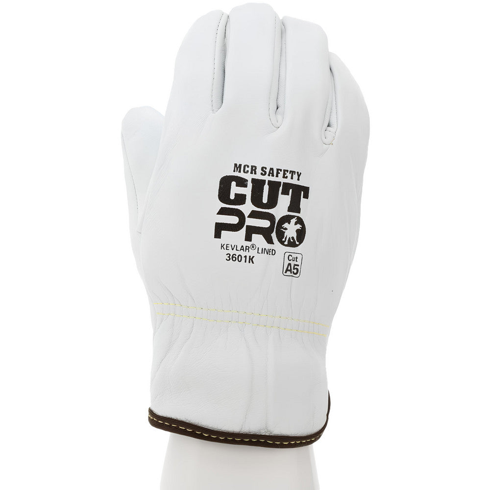 MCR Safety 3601KXL Cut, Puncture & Abrasion-Resistant Gloves Memphis® 3601K, Size X-Large, ANSI Cut A5, ANSI Puncture 3, Kevlar Lined, Goatskin