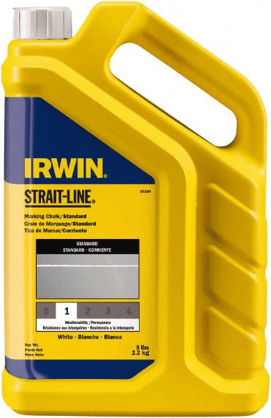 Irwin 65104 5 Lb White Line Marking Chalk