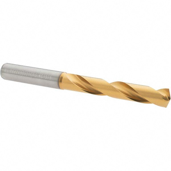 Kennametal 4150737 Jobber Length Drill Bit 25/64" (0.3906) Dia, 140 deg, Solid Carbide