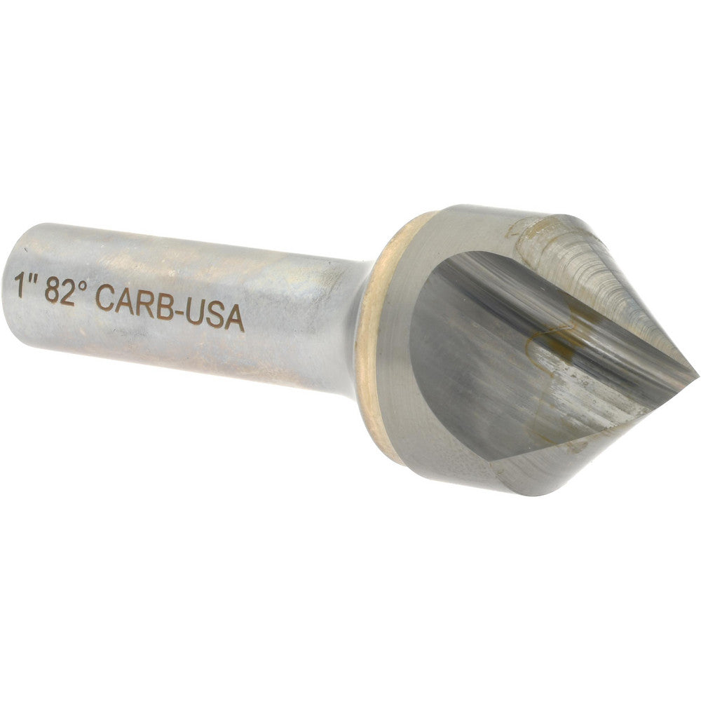 Hertel 331-010060 Countersink 1" Head Dia, 82.00 deg Included Angle, 1 Flute, Solid Carbide, Right Hand Cut