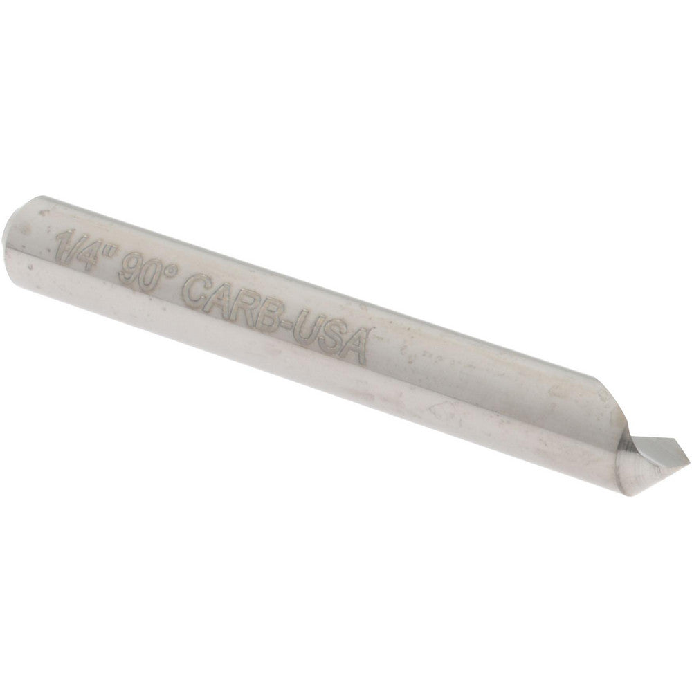Hertel 331-003070 Countersink 1/4" Head Dia, 90.00 deg Included Angle, 1 Flute, Solid Carbide, Right Hand Cut