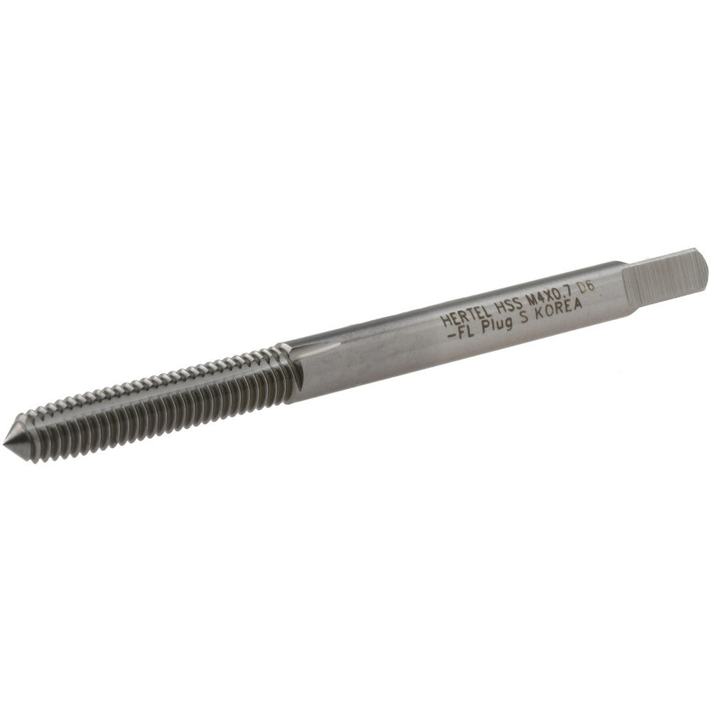 Hertel K010452AS Thread Forming Tap M4x0.7 Metric, Plug Chamfer, High-Speed Steel, Bright/Uncoated Finish