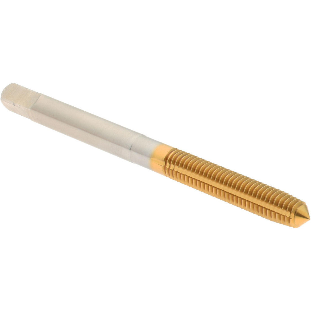 Hertel K010454AS25 Thread Forming Tap M5x0.8 Metric, Plug Chamfer, High-Speed Steel, Titanium Nitride Finish