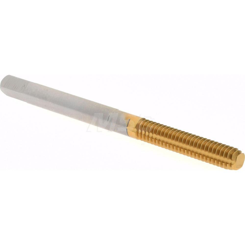 Hertel K010341AS25 Thread Forming Tap #8-32 UNC, 2B Class of Fit, Bottoming Chamfer, High-Speed Steel, Titanium Nitride Finish