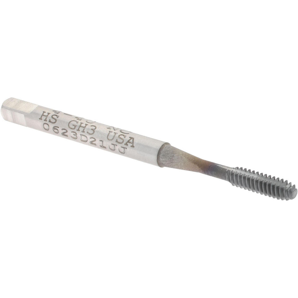 Hertel K010315AS85 Thread Forming Tap #4-40 UNC, 2B & 3B Class of Fit, Bottoming Chamfer, High-Speed Steel, TiCN Finish