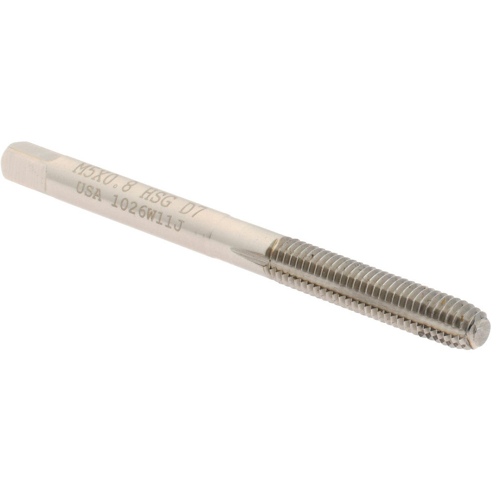 Hertel K010455AS Thread Forming Tap M5x0.8 Metric, Bottoming Chamfer, High-Speed Steel, Bright/Uncoated Finish