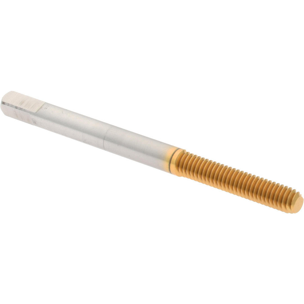 Hertel K010453AS25 Thread Forming Tap M4x0.7 Metric, Bottoming Chamfer, High-Speed Steel, Titanium Nitride Finish