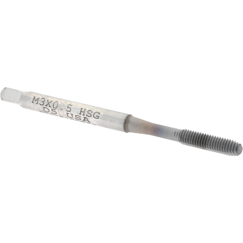 Hertel K010451AS85 Thread Forming Tap M3x0.5 Metric, Bottoming Chamfer, High-Speed Steel, TiCN Finish