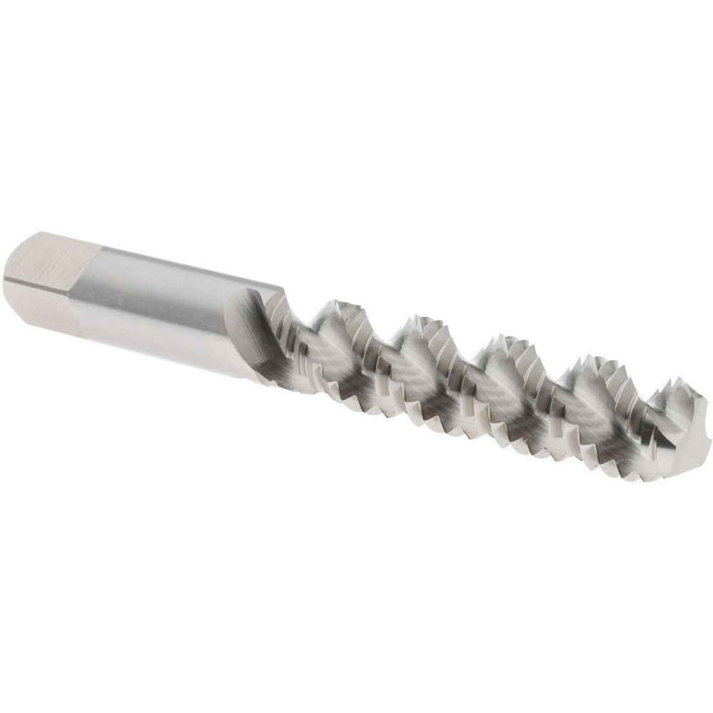 Hertel K027678AS Spiral Flute Tap M10x1.5, Metric Coarse, 3 Flute, Bottoming Chamfer, 6H Class of Fit, High-Speed Steel, Bright/Uncoated Finish