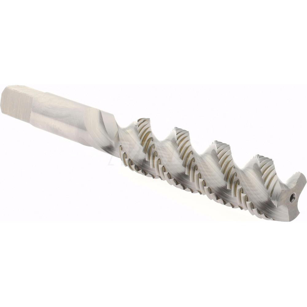 Hertel K008539AS Spiral Flute Tap 1/2-20, UNF, 3 Flute, Plug Chamfer, 3B Class of Fit, High-Speed Steel, Bright/Uncoated Finish