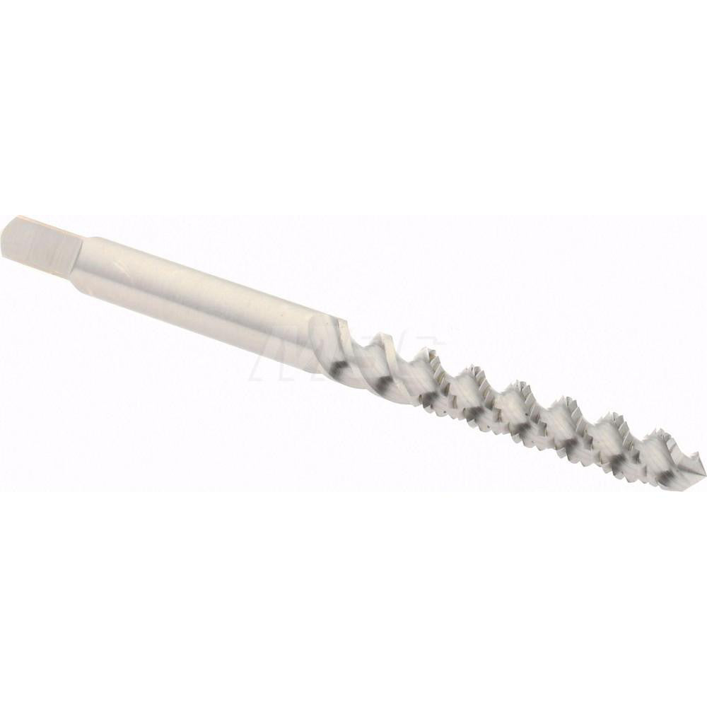Hertel K027656AS Spiral Flute Tap M4x0.70, Metric Coarse, 3 Flute, Plug Chamfer, 6H Class of Fit, High-Speed Steel, Bright/Uncoated Finish