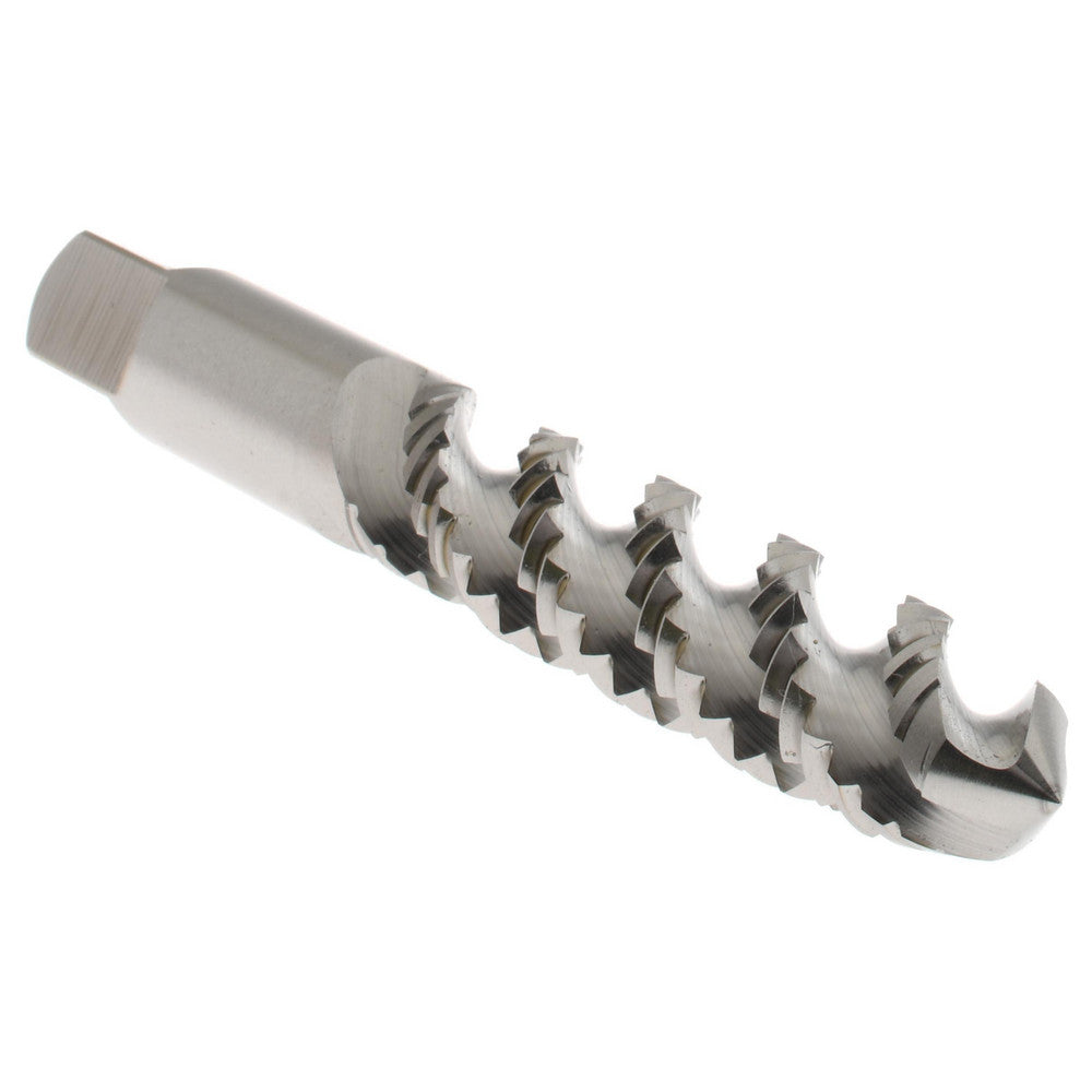 Hertel K027677AS Spiral Flute Tap M10x1.5, Metric Coarse, 3 Flute, Plug Chamfer, 6H Class of Fit, High-Speed Steel, Bright/Uncoated Finish