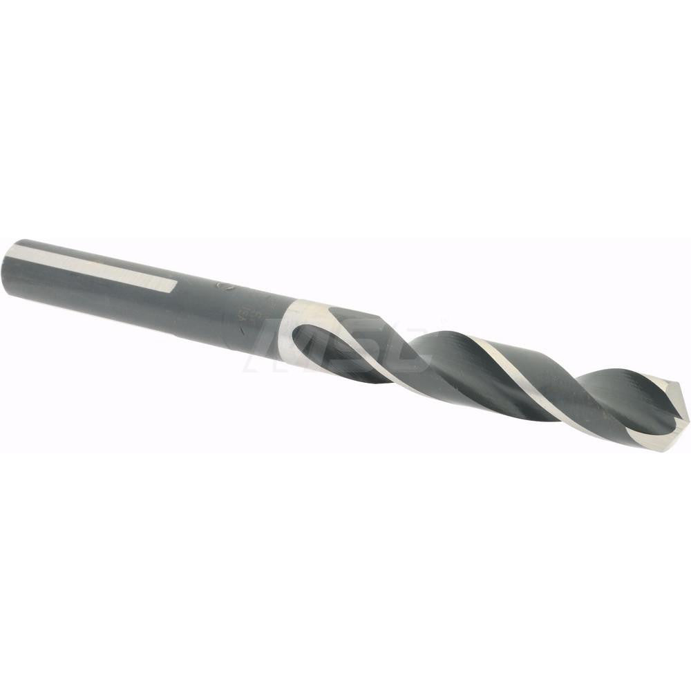 Hertel 77428589 Reduced Shank Drill Bit 33/64'' Dia, 1/2'' Shank Dia, 118 °, High Speed Steel