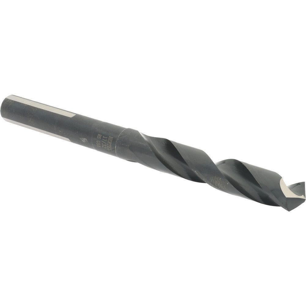 Hertel 77428597 Reduced Shank Drill Bit 17/32'' Dia, 1/2'' Shank Dia, 118 °, High Speed Steel