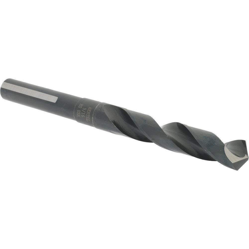 Hertel 77428613 Reduced Shank Drill Bit 9/16'' Dia, 1/2'' Shank Dia, 118 °, High Speed Steel