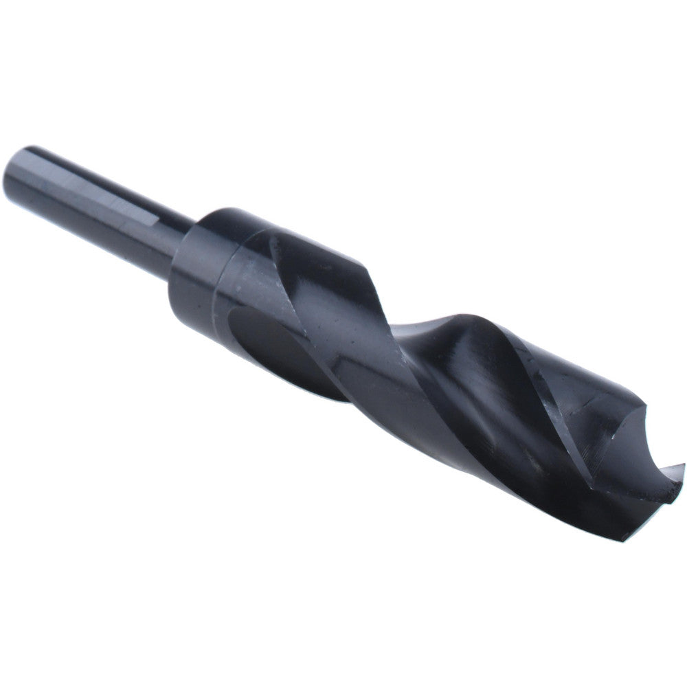 Hertel 77428878 Reduced Shank Drill Bit 61/64" Dia, 1/2" Shank Dia, 118 deg Point, High-Speed Steel