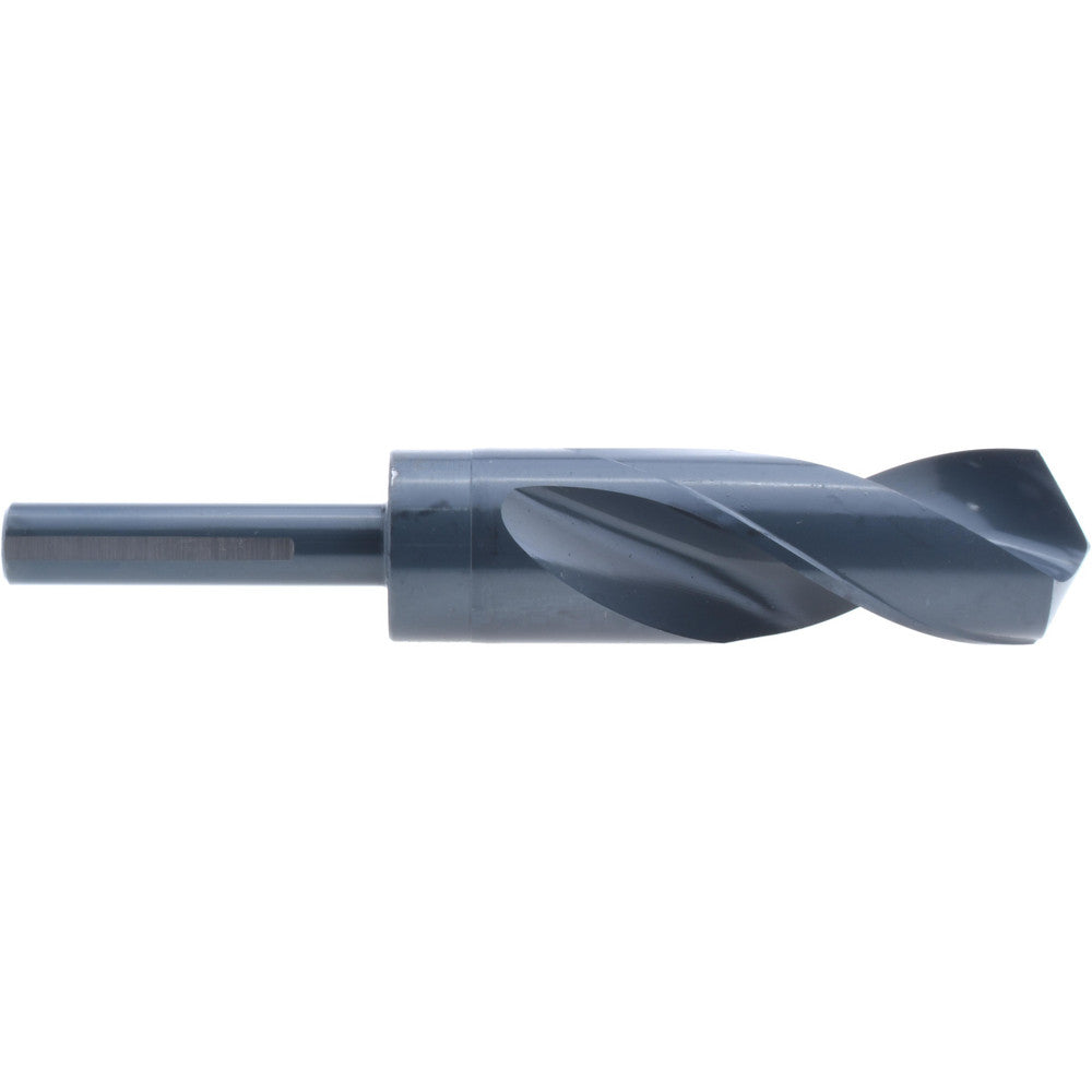 Hertel 77428993 Reduced Shank Drill Bit 1-11/64'' Dia, 1/2'' Shank Dia, 118 °, High Speed Steel