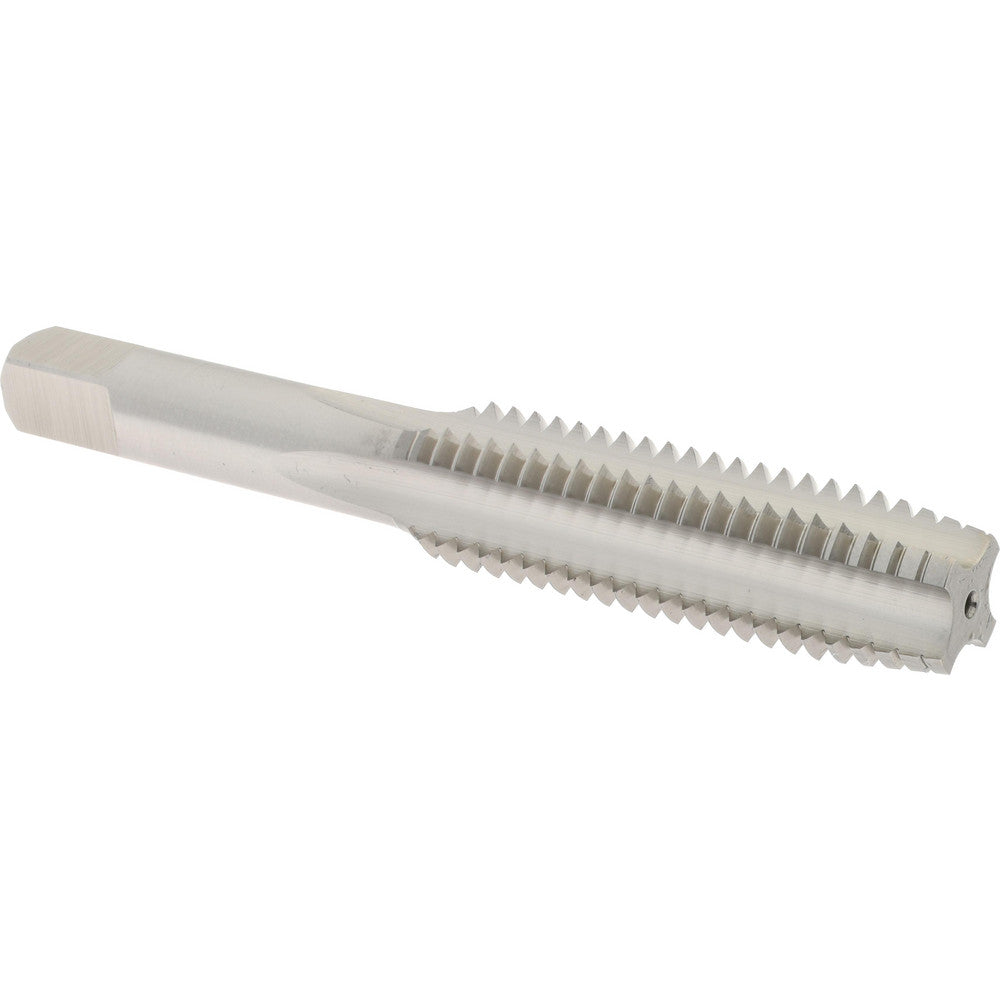 Hertel K008513AS Straight Flute Tap 1/2-13 UNC, 4 Flute, Plug Chamfer, High-Speed Steel, Bright/Uncoated Finish