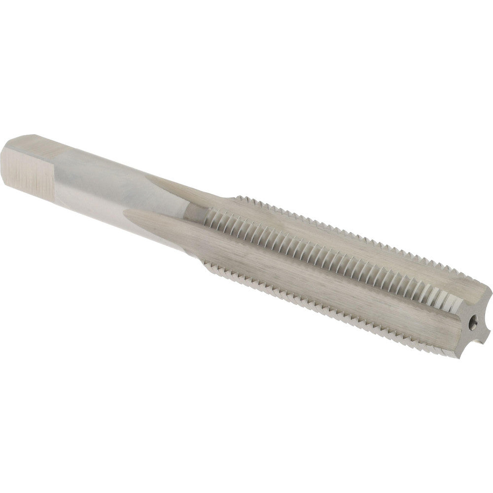 Hertel K027769AS Straight Flute Tap M12x1.25 Metric Fine, 4 Flute, Plug Chamfer, High-Speed Steel, Bright/Uncoated Finish