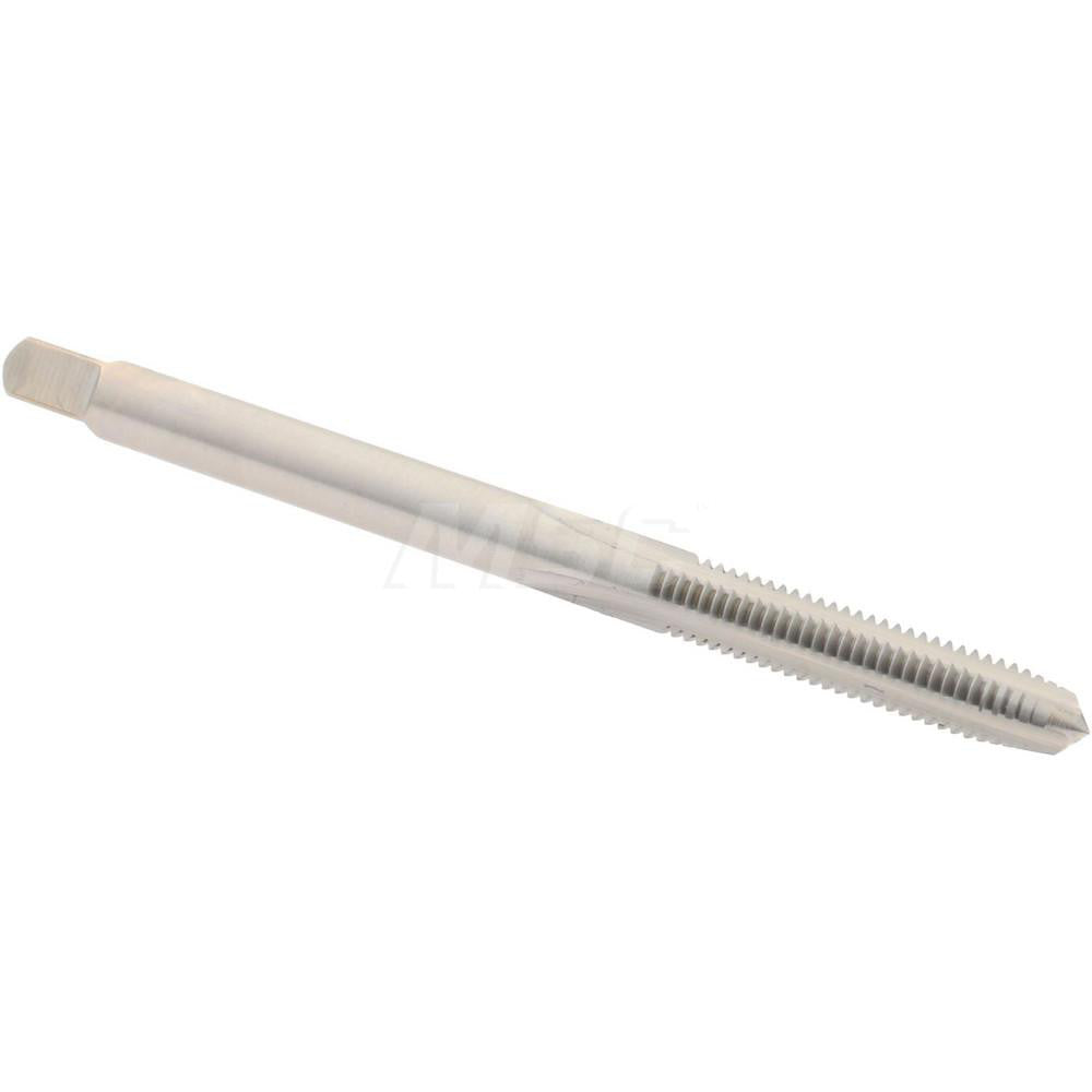 Hertel K027725AS Straight Flute Tap M3.5x0.6 Metric Coarse, 3 Flute, Plug Chamfer, 6H Class of Fit, High-Speed Steel, Bright/Uncoated Finish